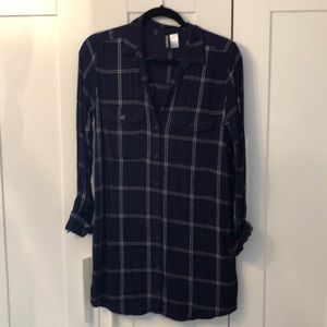 H&M Flannel Shirt Dress
